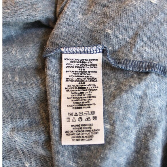 Free People Crochet Lace Shark Bite Tee Flowy Tunic Western Boho Tank Top - Picture 8 of 10